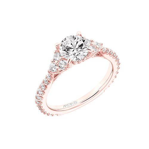 ArtCarved is a popular designer of engagement rings.