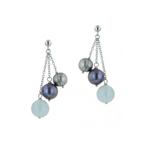 Black Pearls are featured in many of the Honora earring designs.