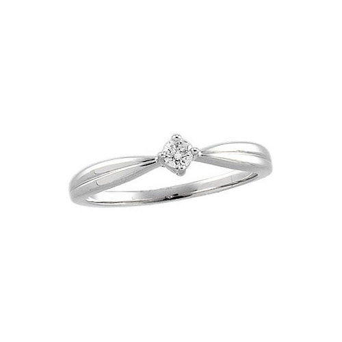 Promise rings are a lot more modest than an engagement ring.