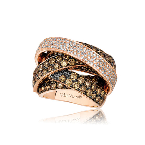 Le Vian Jewelers are famous for their chocolate diamond rings.