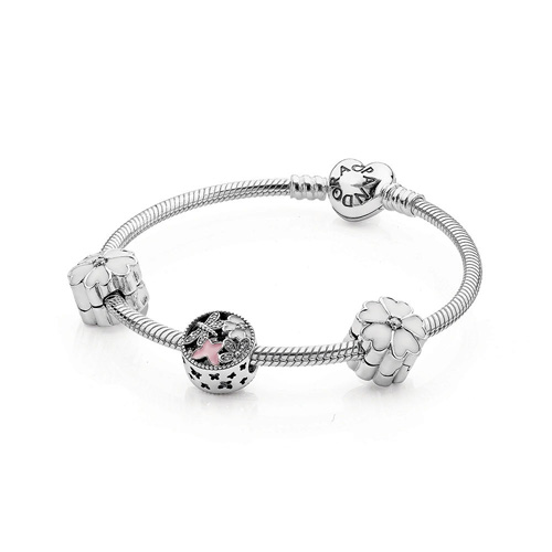 Pandora offers both bangles and charm bracelets.