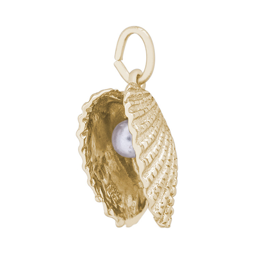 This charm is available in many types of gold and sterling silver.