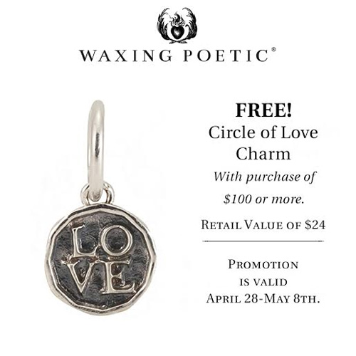 Free Charm from Waxing Poetic for Mother's Day.