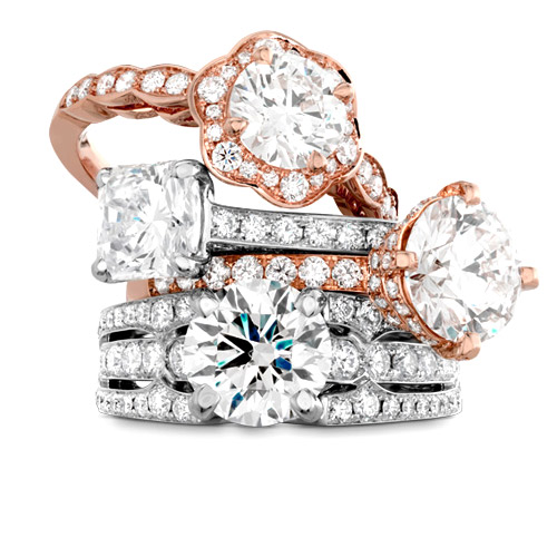 There are many band options with a solitaire engagemnt ring.