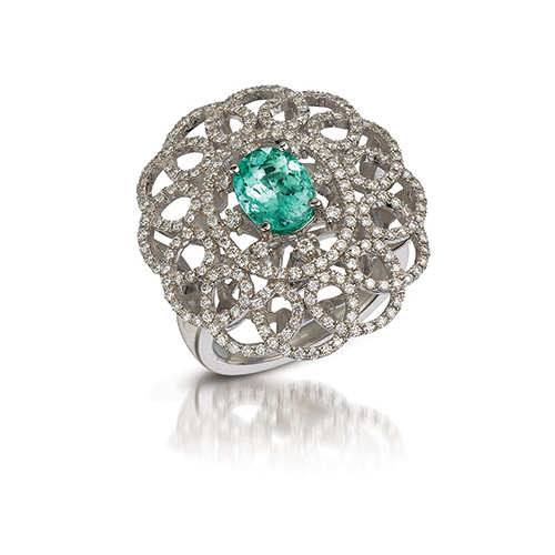 Green diamonds turn green due to unusual circumstances in the earth.