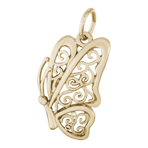 This 14k gold charm can be found at Ben David Jewelers.