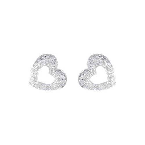 You can purchase this diamond hearts earring set at Ben David Jewelers.