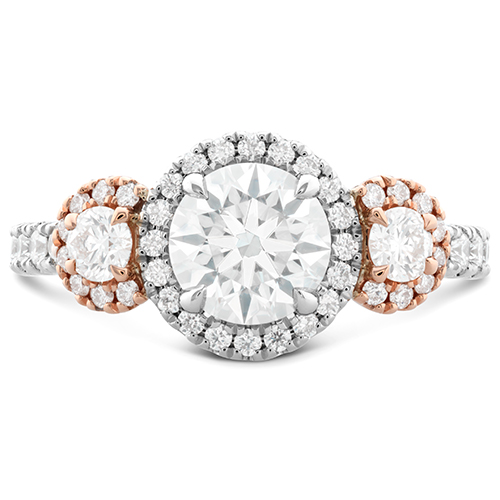 You can create your own bridal sets with this engagement ring.