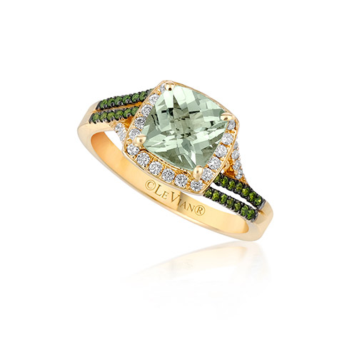 This unique green diamond engagement ring is model Model #ZUDT.