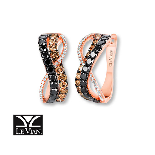 Le Vian also creates jewelry with what they call Chocolate diamonds.