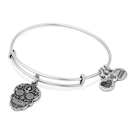 The Calavera design is based on the sugar skulls of Dia de los Muertos.