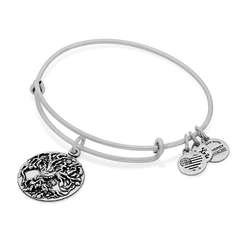 Tree of Life Bangle in Rafaelian Silver by Alex and Ani