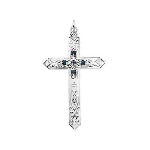 A silver cross makes a wonderful silver bridesmaid jewelry gift.