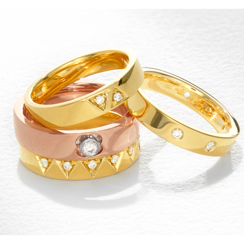 Custom jewelry stores can make wedding and engagement rings to your specification.