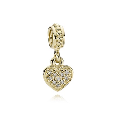 Pave Brilliant Heart Charm by Pandora