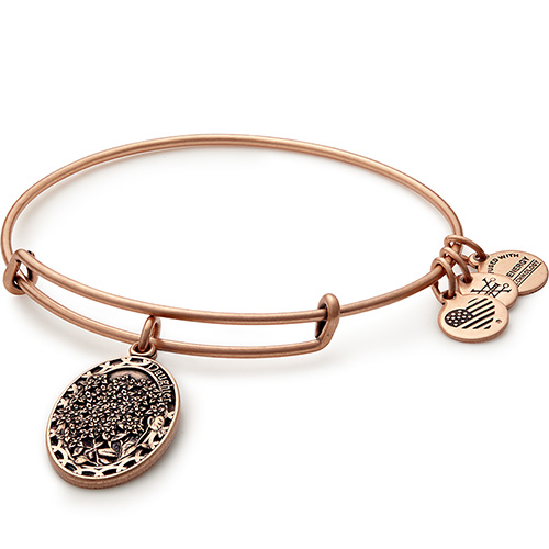 Alex and Ani Daughter Charm in Rafaelian Rose Gold