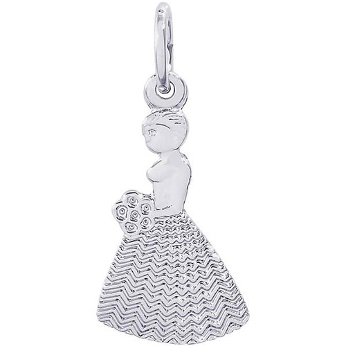 Silver Bridesmaid Charm by Rembrandt Charms