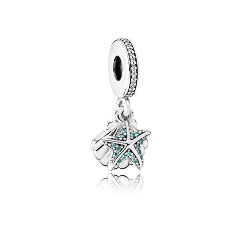 Minty Shell Starfish Charm by Pandora