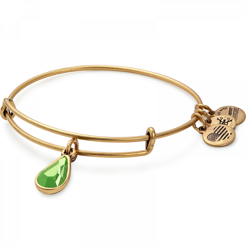August Birthstone and Charm Bangle by Alex and Ani