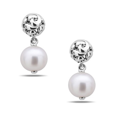 Sterling Silver Ivy Bead Drop Earring
