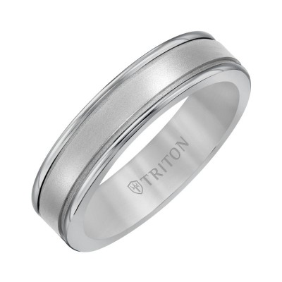 Triton 6mm Gray Tungsten & 14KW Band