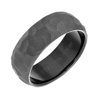 Triton 8mm Black Tungsten Band