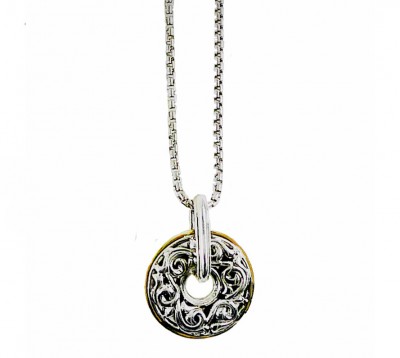 Sterling Silver Ivy Petite Circle Pendant