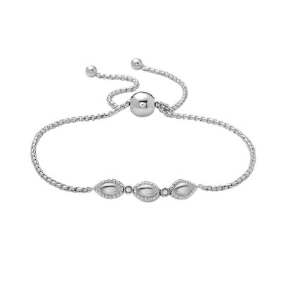 Sterling Silver Firefly Link Bracelet