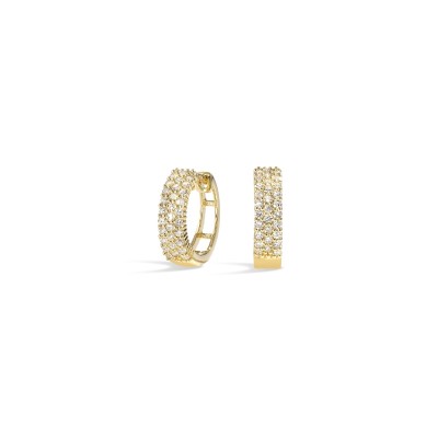 14Kt Yellow Gold Diamond 3/8Ctw Earring