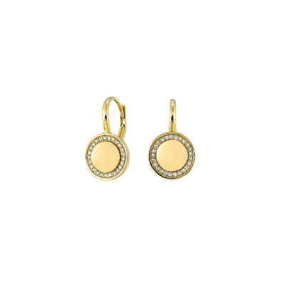 14Kt Yellow Gold Diamond 1/7Ctw Earring