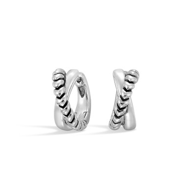 Silver White Earring