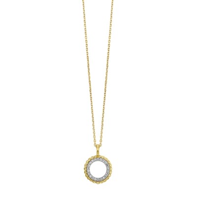 14Kt Yellow Gold Diamond 1/20Ctw Pendant