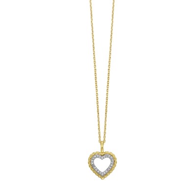 14Kt Yellow Gold Diamond 1/20Ctw Pendant