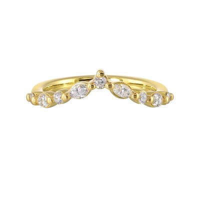 14Kt Yellow Gold Diamond 3/8Ctw Ring