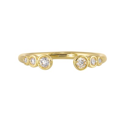 14Kt Yellow Gold Diamond 1/5Ctw Ring