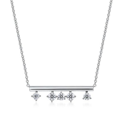 Barre Float Diamond White Gold