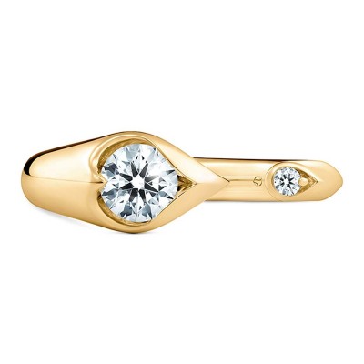Lu Drop Ring Yellow Gold