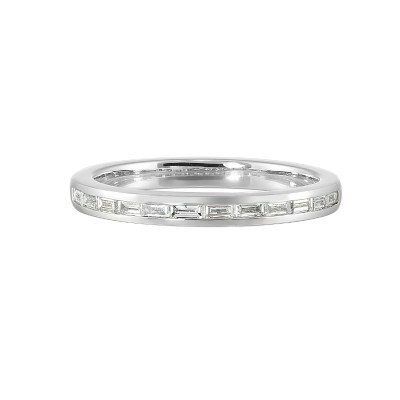 14K White Gold 1/4Ctw Diamond Ring