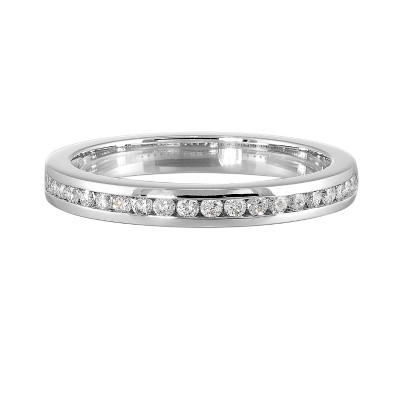 14K White Gold 1/4Ctw Diamond Ring