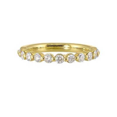 14K Yellow Gold 1/2Ctw Diamond Ring