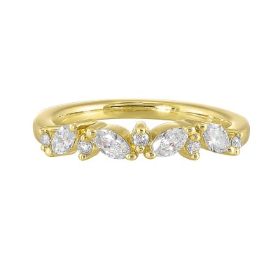 14K Yellow Gold 3/8Ctw Diamond Ring