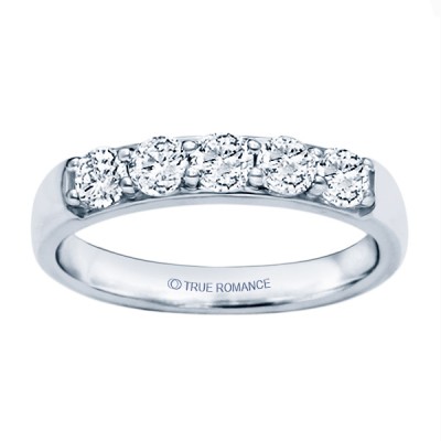 White Gold Straight Band
