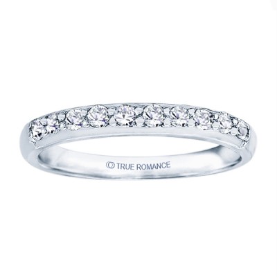 White Gold Straight Band