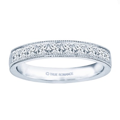 White Gold Straight Band