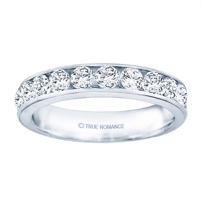 White Gold Straight Band