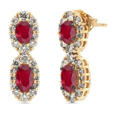 Le Vian&reg; Earrings featuring 1 cts
