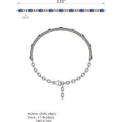 Le Vian&reg; Adjustable Bracelet featuring 1 3/4 cts