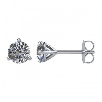 1 1/2 Carat tw Diamond Stud Earrings
