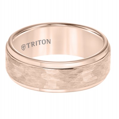 Triton 8mm Rose Tungsten Band