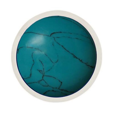 Cabochon - Turquoise Howlite